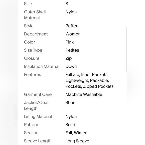 Mountain Hardwear Women's Micro Ratio Down Jacket, Pink Sz S/P; $290 NEW NWOT - Picture 14 of 14